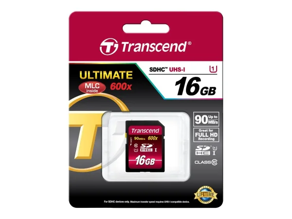 TRANSCEND Ultimate 16GB microSDHC UHS-I
