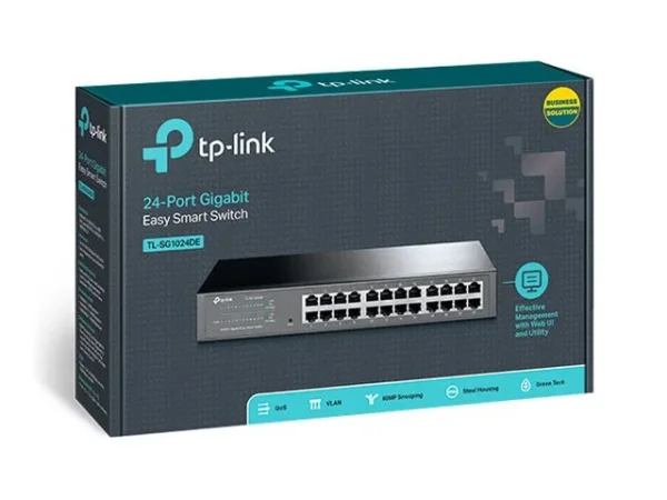TP-LINK Switch TL-SG1024DE 24xGBit Easy Smart Managed Desktop