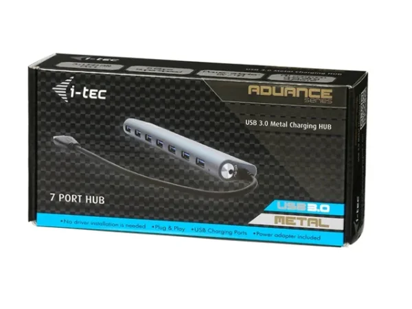 I-TEC USB 3.0 Metal Charging HUB 7 Port