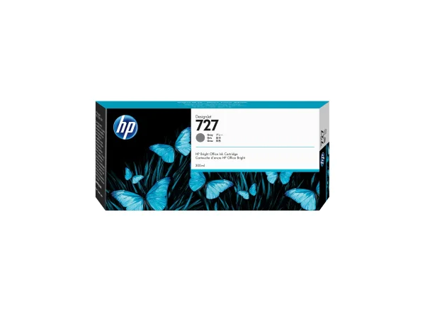 HP 727 300-ml Tintenpatrone Grau