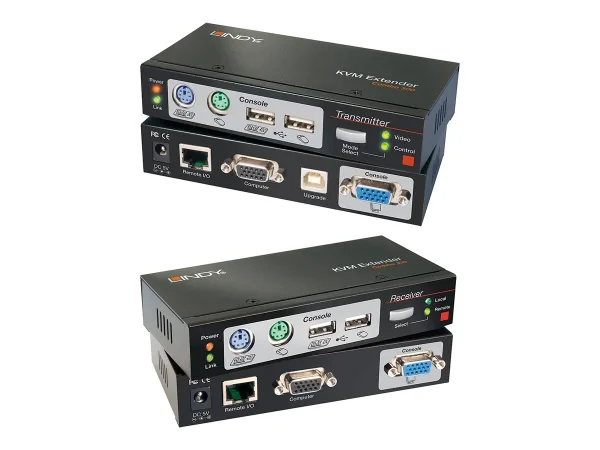 LINDY Cat.5 KVM Extender Combo 300