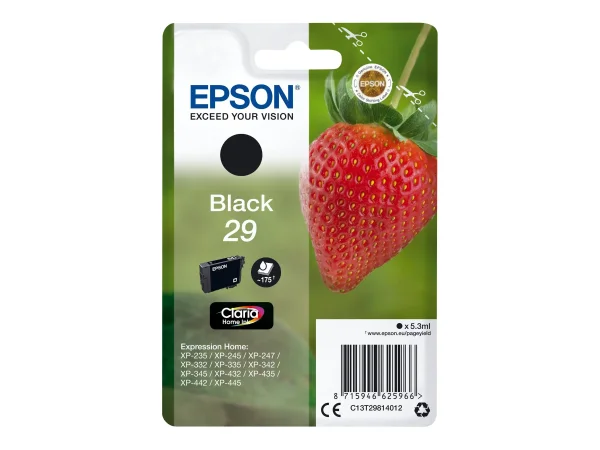 EPSON 4LB Singlepack Black 29 Claria