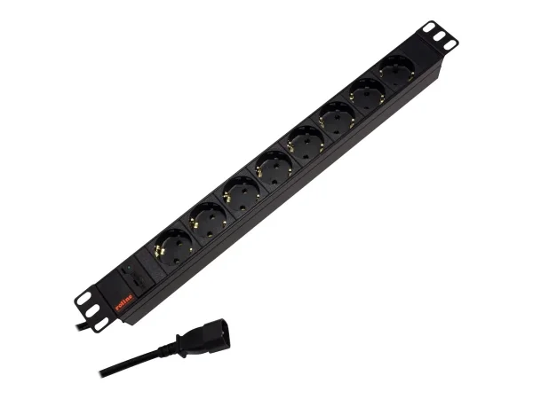 ROLINE 48,26cm Steckdosenleiste 8fach