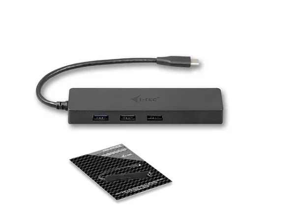 I-TEC USB C Slim HUB 3 Port Giga Lan