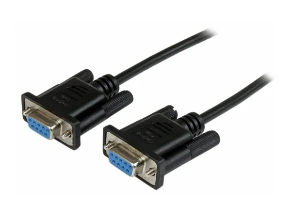 STARTECH 1m Black DB9 Null Modem Cable