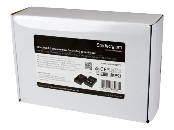 STARTECH 4-Port USB 2.0-Over-Cat5-or-Cat
