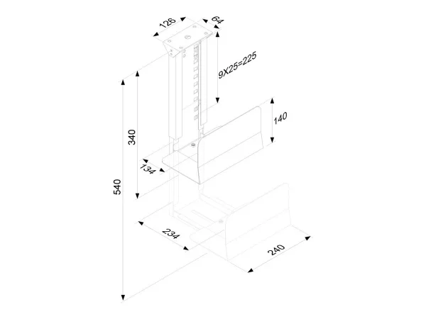 NEOMOUNTS CPU-D200BLACK