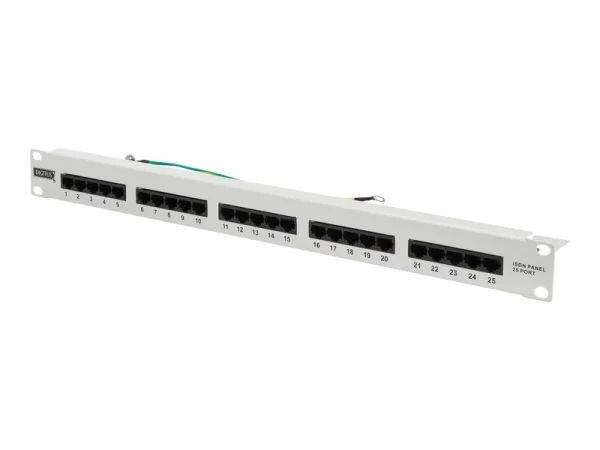 DIGITUS CAT 3 ISDN Patch Panel ungeschir