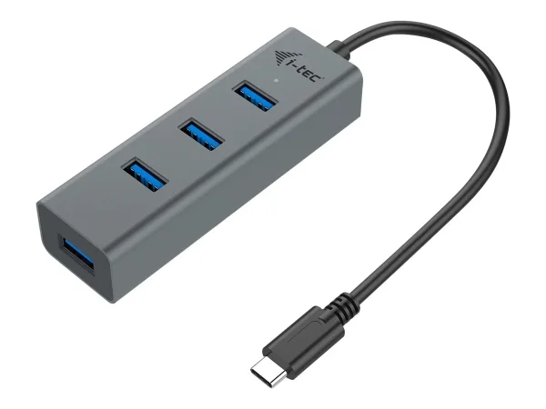 I-TEC USB C Metal HUB 4 Port passive