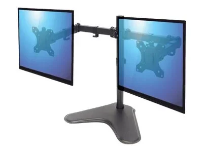 MH Standfuss mit Monitorarm fuer 2 Monit