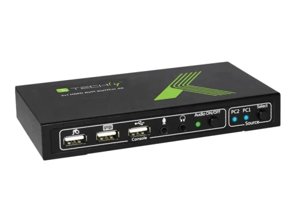 TECHLY USB HDMI KVM Switch 2X1 4K2K