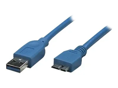 TECHLY USB3.0 Anschlusskabel BLAU 2m