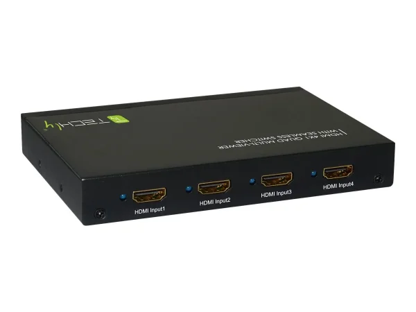 TECHLY HDMI Switch 4x1 Quad Multi Viewer