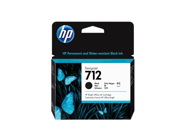 HP 712 80-ml Black Designjet Ink