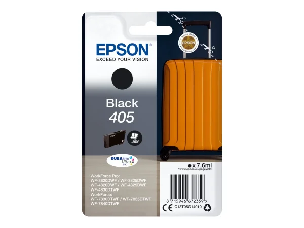 EPSON 4LB Singlepack Black 405 DURABrite