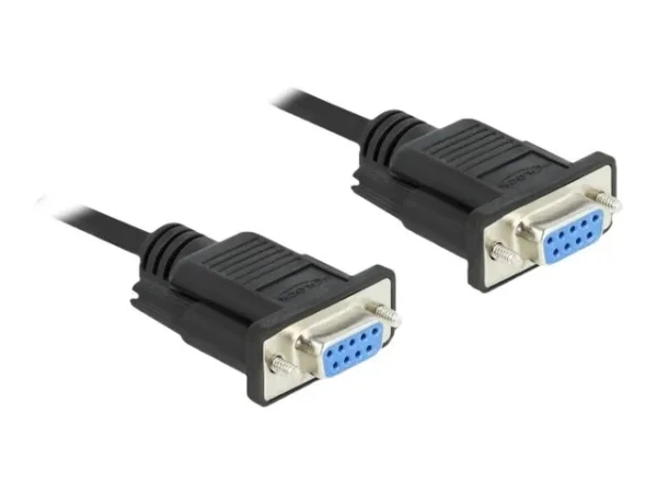 DELOCK Seriell Kabel RS-232 Sub-D9 0,5m