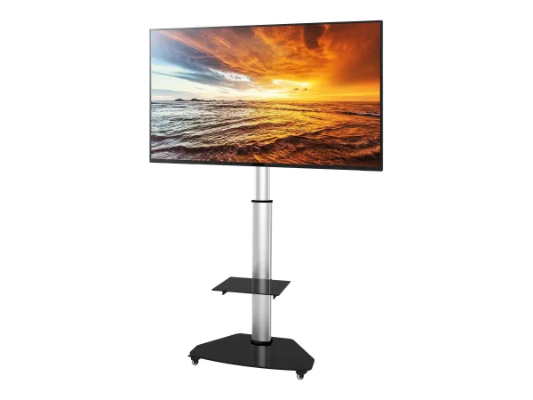 TECHLY TV Trolley silber fuer LCD 37-70