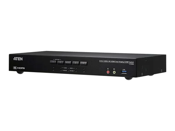 ATEN CS1844 4-Port True 4K HDMI Dual KVM