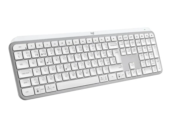 LOGI MX Keys S - PALE GREY - (DE) - BT