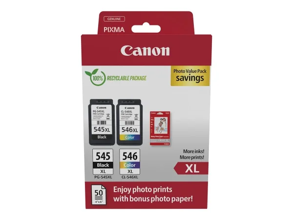 CANON PG-545XL/CL-546XLPHOTO Ink Crtg
