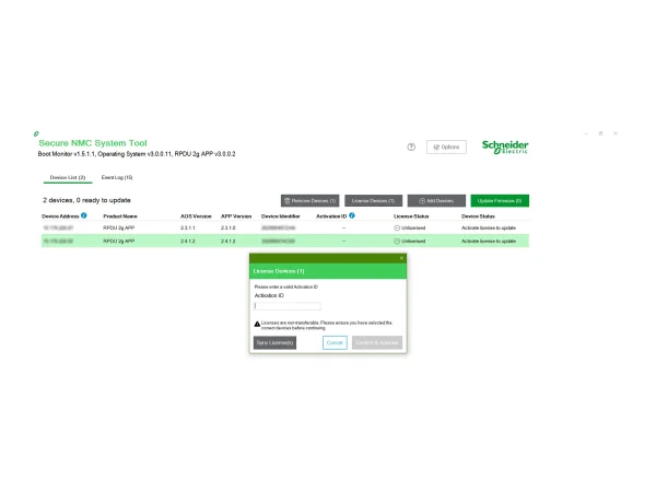 APC NMC3 for 1-Ph rPDU - 6Y Supp Lic