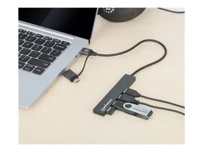 MH 4-Port USB 3.0 /2.0 USB-A/C A-St.