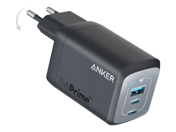ANKER 735 Charger GaN 67W 1A2C black