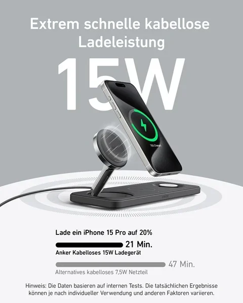 ANKER MagGo Magnetic Charger Pad black