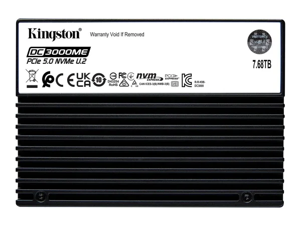 KINGSTON 7.68TB DC3000ME U.2 PCIe SSD