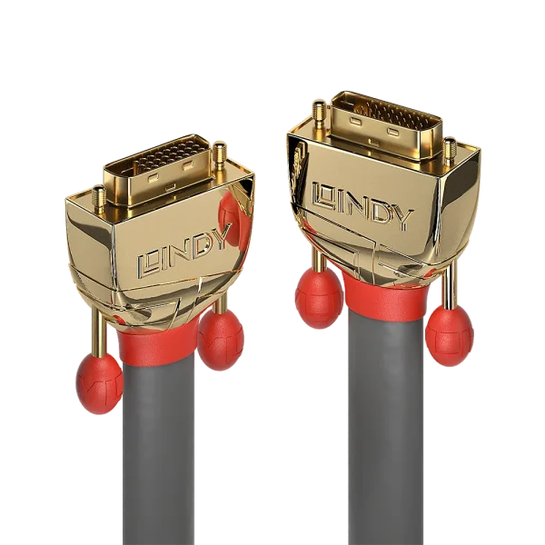 15m DVI-D DUAL Link Kabel, Gold Line