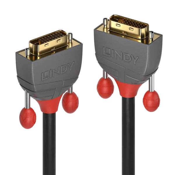 10m DVI-D Dual Link Kabel, Anthra Line