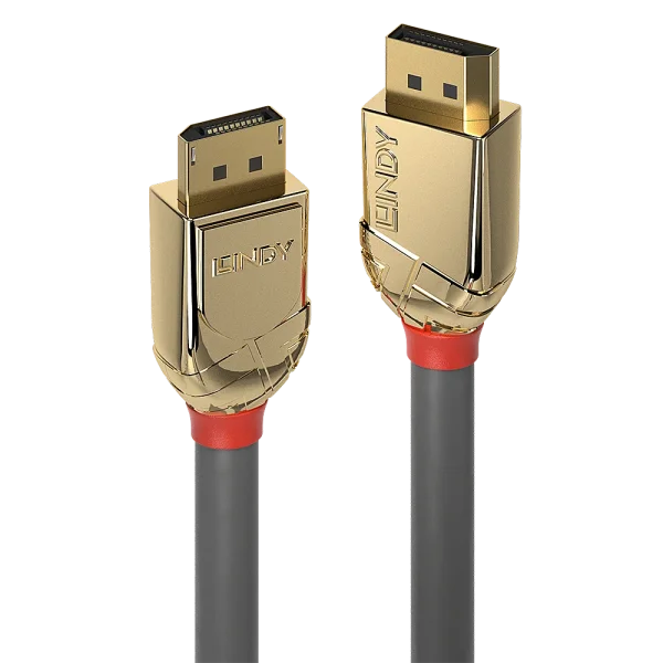 5m DisplayPort 1.2 Kabel, Gold Line
