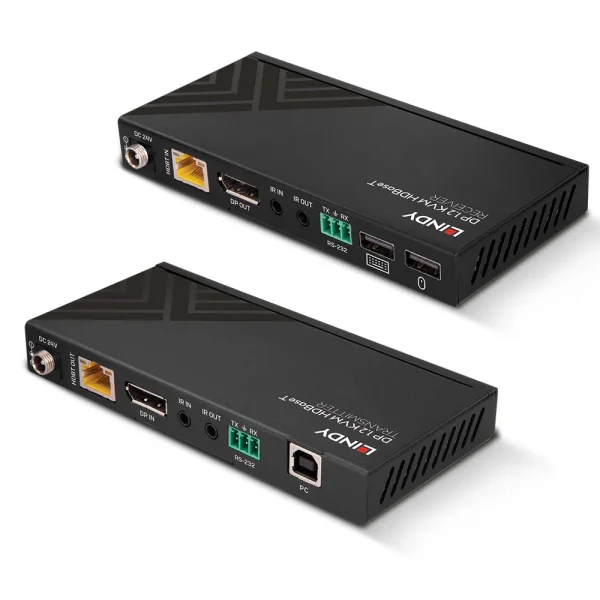 150m Cat.6 DisplayPort 1.2, USB, IR & RS-232 HDBaseT KVM Extender