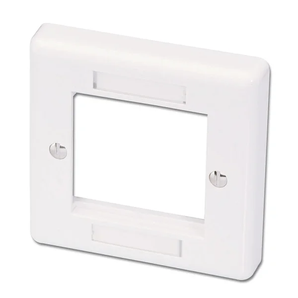 Wanddose 86x86mm UK für 2 Snap-In-Module und AV-Extender