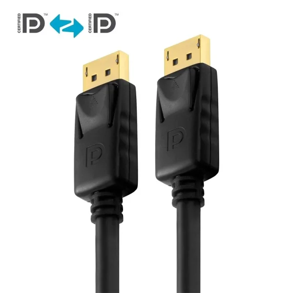 Zertifiziertes 4K DisplayPort-Kabel - schwarz, 1.00m