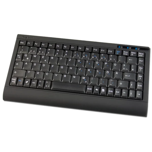 KeySonic ACK-595 C+ Mini-Tastatur USB schwarz