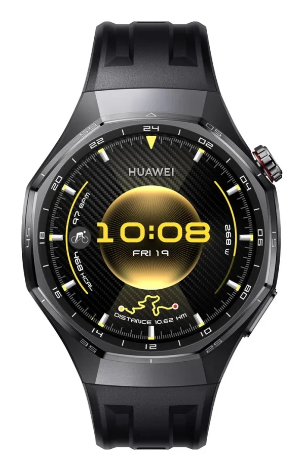Huawei Atum-B19F Watch GT6 Pro titanium Smartwatch 46mm black flouroelastomer