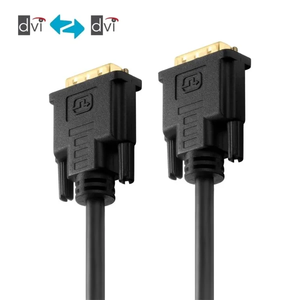 Zertifiziertes 2K DVI-Kabel - schwarz, 0.50m