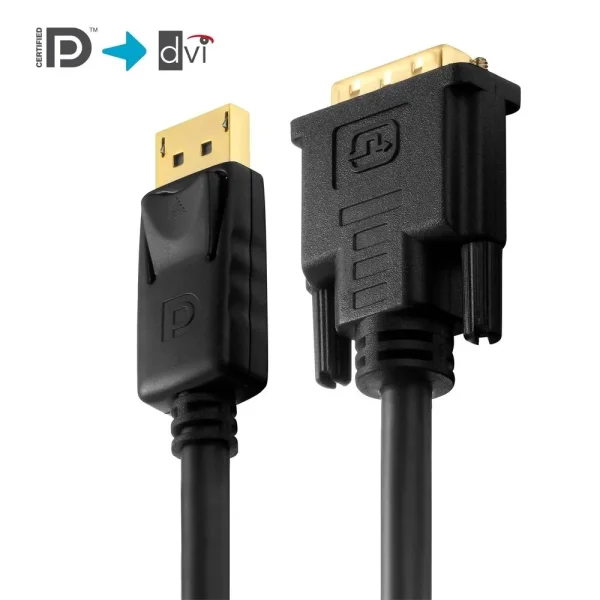 Zertifiziertes aktives 2K DisplayPort/DVI-Kabel - 10,00 m