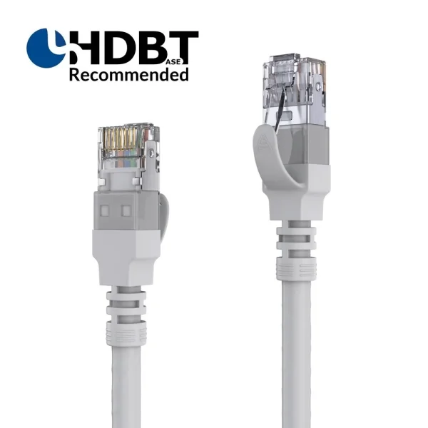 HDBaseT-zertifiziertes Cat.6a Patchkabel - 3.00m, grau