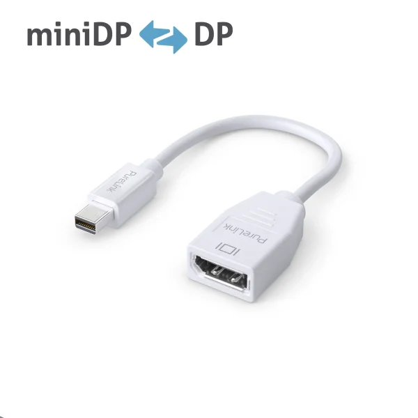 Premium 4K mini DisplayPort / DisplayPort Portsaver – weiß