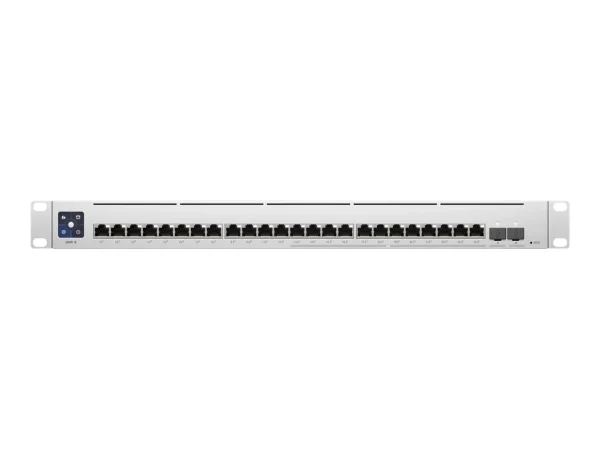 Ubiquiti Switch UniFi 12xRJ45 2,5G/12xRJ45 1G/2xSFP+ 10G Managed PoE+ 19" Rack-Mountable, 1,3" Touchscreen, 400W PoE