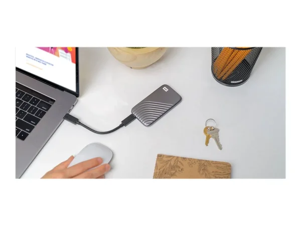 WD SSDEX USB3.2 My Passport SSD 500GB Space Gray Supports USB 3.2 Gen 2