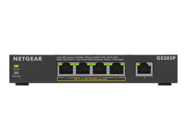 Netgear 5Port Switch 10/100/1000 GS305P