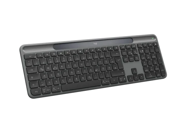 Logitech Keyboard K980 Wireless Signature Slim Solar+ f. Busi. [DE] black BT