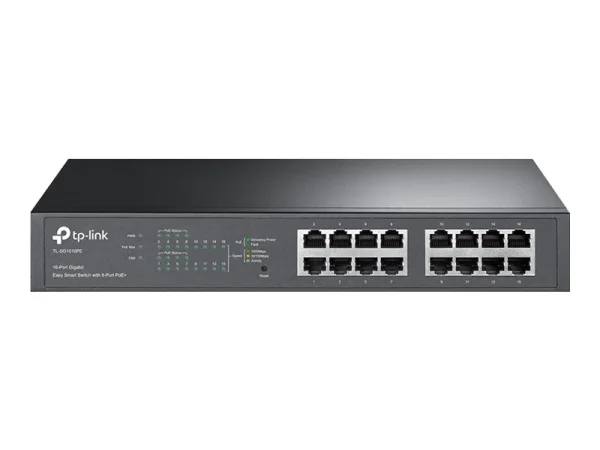 TP-LINK Switch TL-SG1016PE 16xGBit 19" (8x PoE+ / 110W)