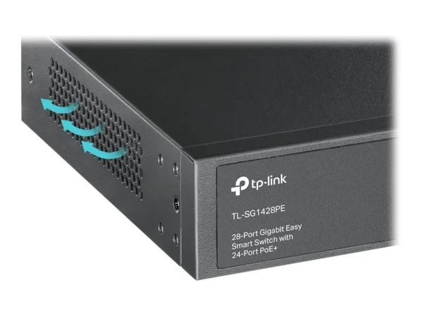 TP-LINK Switch TL-SG1428PE 24xGBit PoE+ (250W)/2xGBit/2xSFP  Unmanaged/Easy Smart PoE Switch
