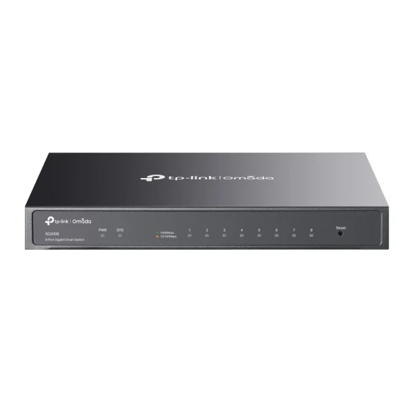 TP-LINK Switch SG2008 8xGBit Managed 62W 1x PoE IN Port