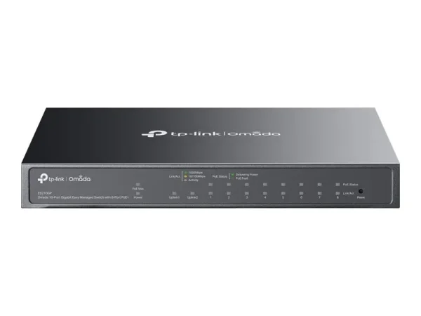 TP-LINK Switch Omada ES210GP 10xGBit 8xPoE+ Managed