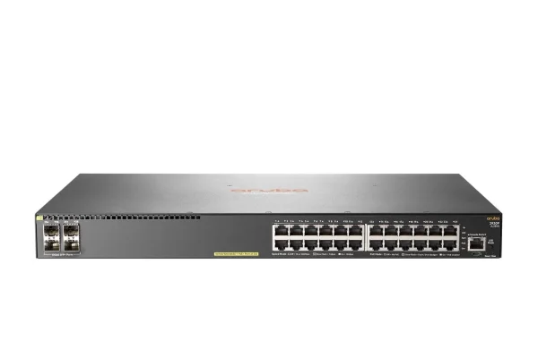 HPE Aruba Switch 2930F-24G 24xGBit/4xSFP+ PoE+ JL255A
